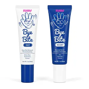 FIAYAF - ByeBite Nail Biting & Thumb Sucking Solution – Natural Day & Night Nail Care Duo | Bitter Nail Protection Cream + Nail Nourish Cream | Plant-Based Formula | Helps Encourage Healthy Nail Habits
