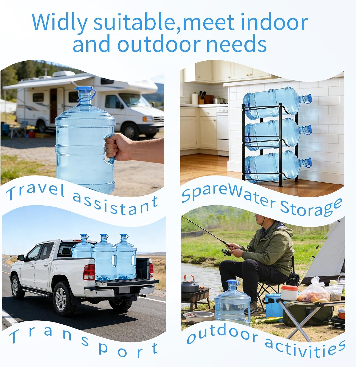 【8 PCS】3 & 5 Gallon Water Jug Cap, Reusable Replacement Cap, Upgrade Non Spill Bottle Caps Fits 55mm Water Jug (8) Cover Drinkware Silicone Indoor Kettle Plastic Cup Lids Tumbler Mug Tumbler Tumbler Mug Disposable Set Disposable Set Disposable Set 【8 PCS】3 & 5 Gallon Water Jug Cap, Reusable Replacement Cap, Upgrade Non Spill Bottle Caps Fits 55mm Water Jug (8) Cover Drinkware Silicone Indoor Kettle Plastic Cup Lids Tumbler Mug Tumbler Tumbler Mug Disposable Set Disposable Set Disposable Set