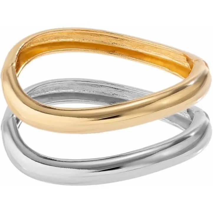 Irregular Chunky Cuff Bracelet for Women, Modern Synthetic Statement Jewelry for Daily Casual Fashion Wear, Casual Wear, Chunky Bangle, Female, Statement Pieces