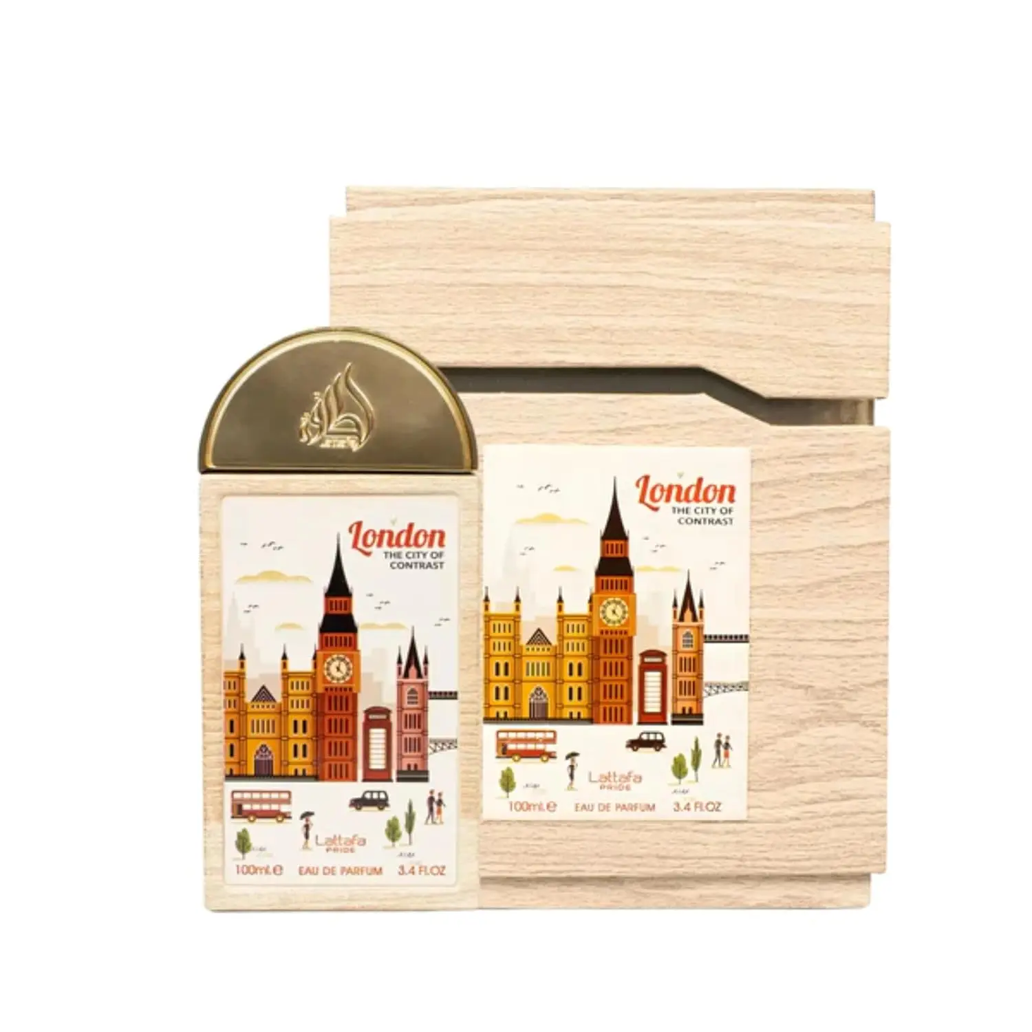 Unisex Pride London City Contrast Fragrance, 100ml/3.4oz