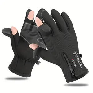 BYXAS 1 Pair Of Unisex Warm, Non-slip Touchscreen Winter Gloves, Padded Warm Cotton, Non-slip, Windproof - For Outdoor Sports, Cycling, Skiing, Hiking