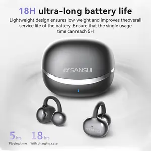 Open-Ear Wireless Earbuds for Running & Daily Use