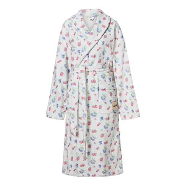 Women's Organic Cotton Terry Fabric Bathrobe, Cozy Loungewear with Pockets & Belt - Djerf Avenue