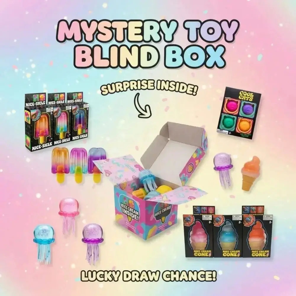 2026 Hot Diverse Styles Surprise Blind Box Squishies Toys - Slow Decompression Squeeze Stress-Relief Creative Gifts for Children