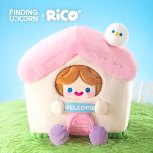 [FINDING UNICORN] RiCO Happy Room Tour Plush Doll Cute Figures Desktop Ornament Collectible Toys Birthday Gifts Christmas Gifts