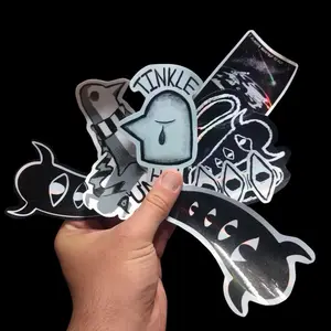 Good Night pun pun Sad Bird Sticker Pack (10pcs) – Dark Manga-Style Vinyl Set