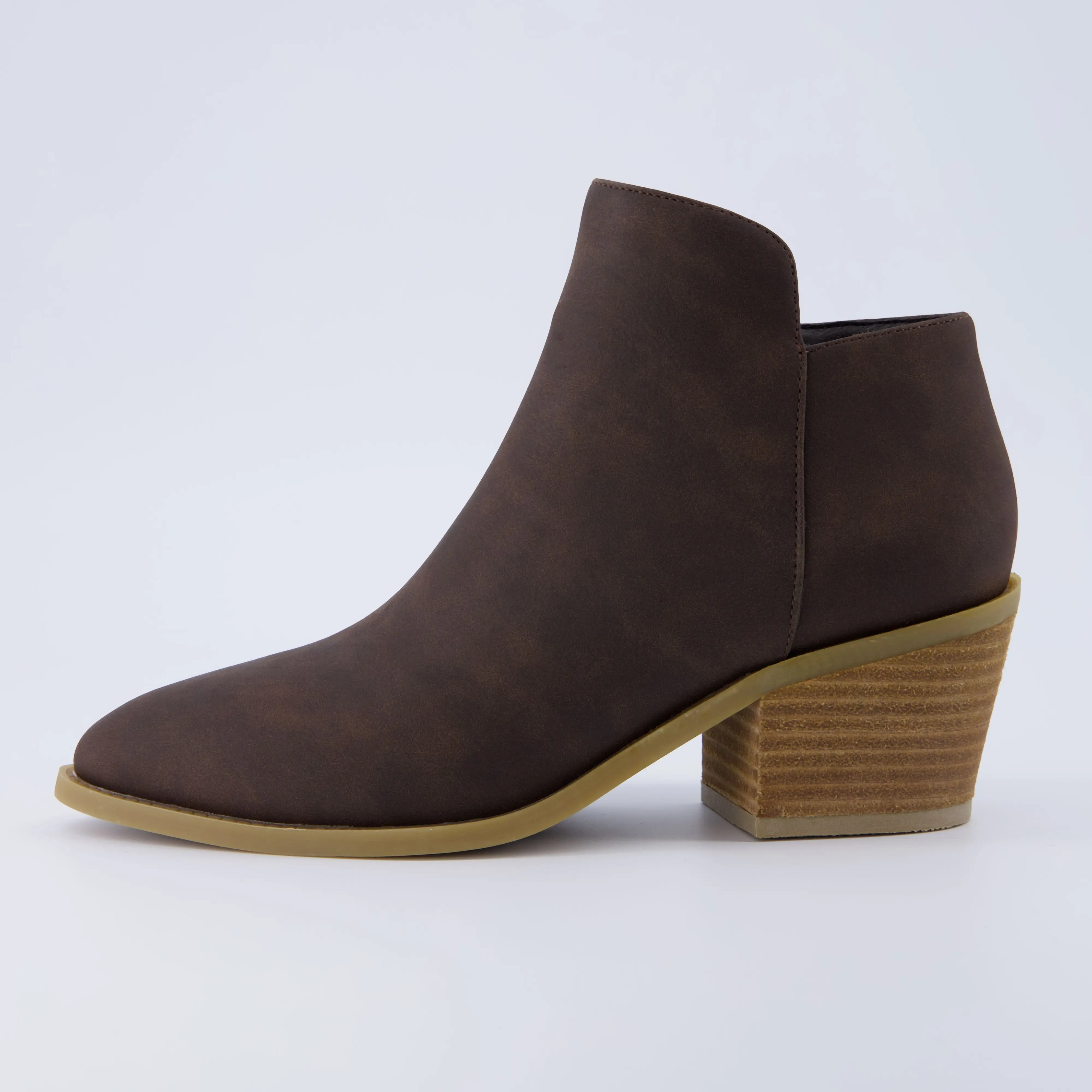 Cushionaire Rip Ankle Bootie For Women | Classic Slip On Ankle Bootie With Western Inspired Design | Stylish Everyday Bootie For Casual Outfits