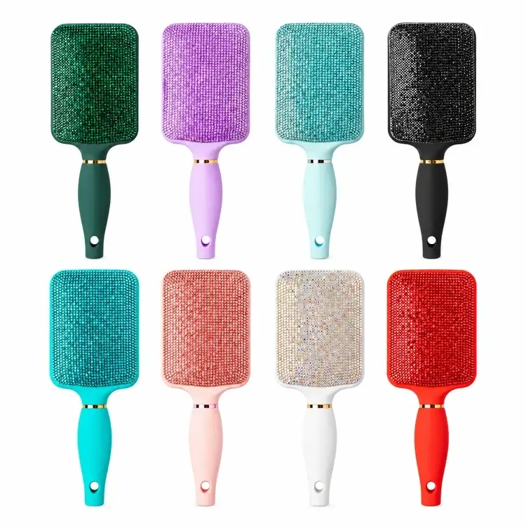 Glitz & Glam BLING Rectangle Paddle Brush