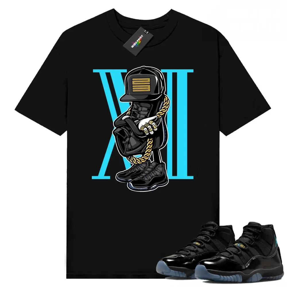 AJ11 Gamma Blue Matching T Shirt, XI Graphic Shirt, 90s Hip Hop Tee, Gift For Women and Man, Unisex T-Shirt, Sneaker Head Gift