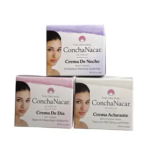 Concha Nacar de Perlop The 1-2-3 Beauty Trio System - 3-Step Skincare for Smoother Skin with Day Cream Mask & Night Cream for Gentle Protection & Moisturizing