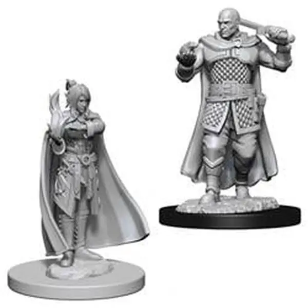 WizKids WZK73675 Dungeons & Dragons Nolzur's Marvelous Lightweight Human Ranger, Moon Elf Sorcerer W8 Miniatures