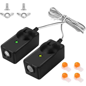 Garage Door Sensor Beam Eyes, Garage Door Safety Sensor Replacement Parts Compatible with Liftmaster/Sears/Craftsman After 1997 (41A5034, 801CB-P) No Bracket