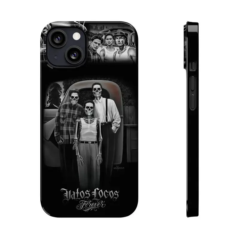 Vatos Locos Forever Tough Phone Case Heavy Duty Shockproof Protective Cover for iPhone 17 16 15 14 13 12 11 Pro Max Plus