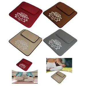 Yoga Seating Chair Cushion Square Meditation Cushion Seat Floor Pillow Set for Bedroom Board Game Drinking Living Room Adults