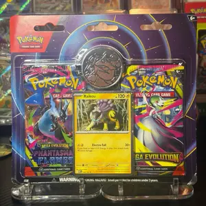 Pokémon Mega Evolution & Phantasmal Flames | Two Pack Blister | Raikou 3-Tab