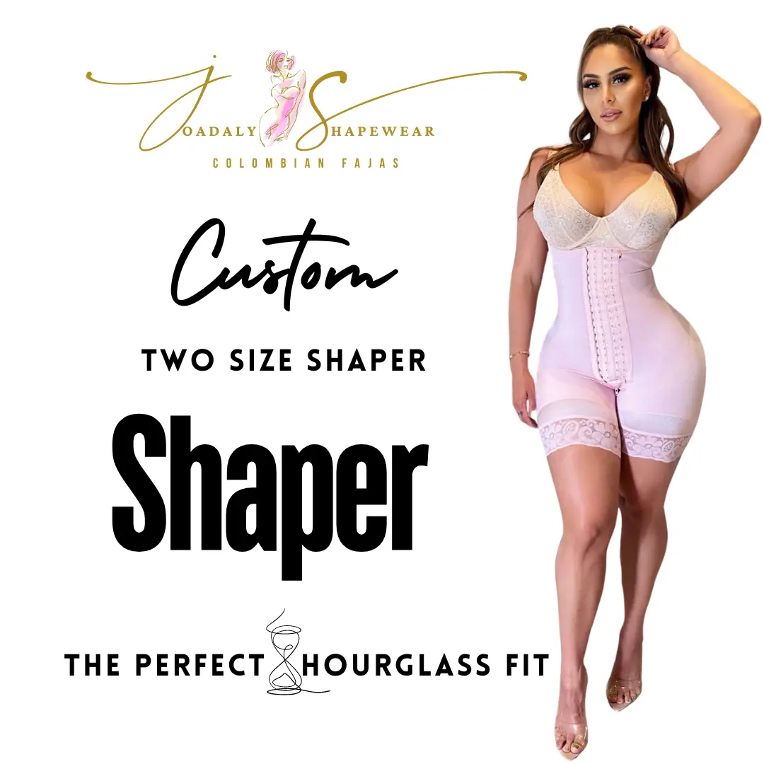 "RELOJ DE  ARENA" HOURGLASS MERMAID  Faja/Shaper- (Custom) PINK- Stage 2-3 or Daily wear