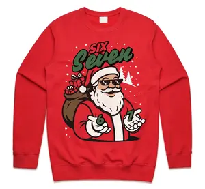 6-7 Six Seven Christmas Jumper Youth Sweater, Youth Meme Boys Girls Sweater, Internet Social Media Brainrot 67