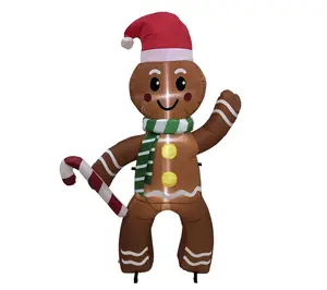 Northlight Inflatable Gingerbread Yard Christmas Decor 5'