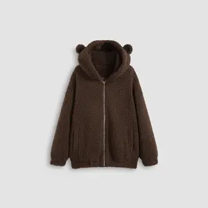 Cider [size 2-26] Teddy Fleece Jacket With Hood