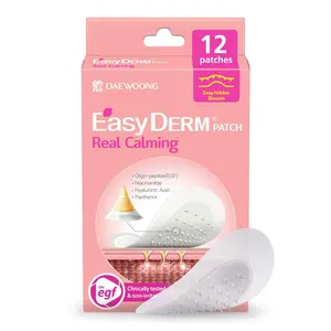 [EasyDerm] Medically Proven Pimple Patches | Real Calming Patches K-beauty 12 Counts | Gentle Pimple Acne Remover