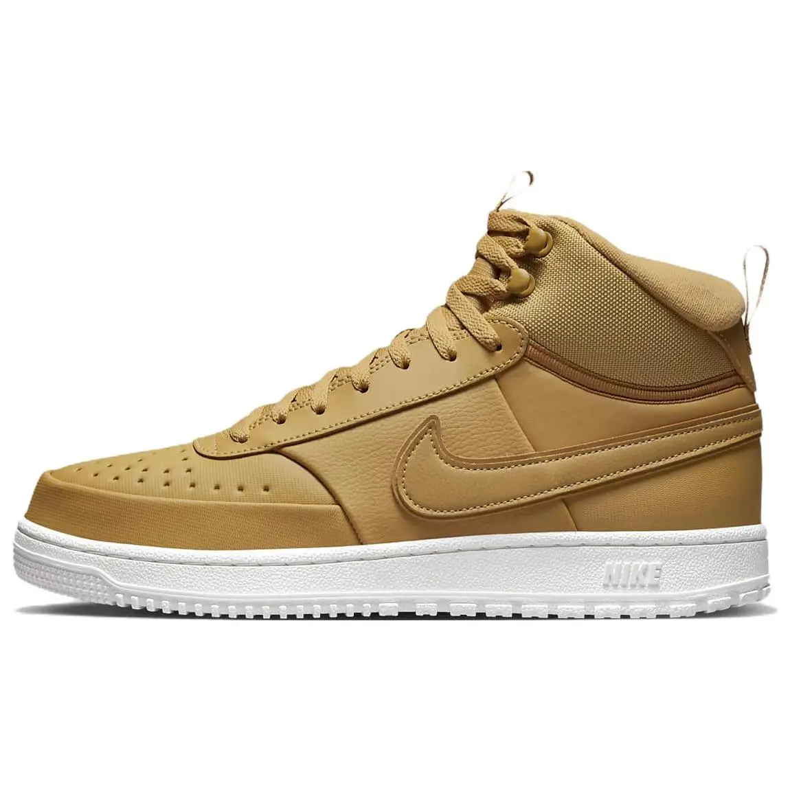 Nike Court Vision Mid Winter Elemental Gold Skate Shoes Men's Brown DR7882-700