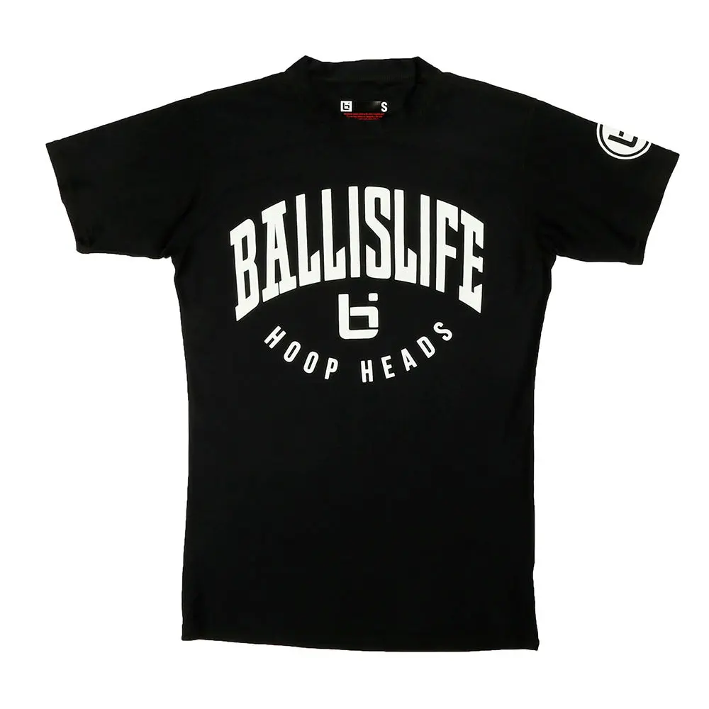 Hoop Head Compression Tee in Black Hoop Head Compression Tee in Black