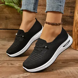 Women's All-Day Standing Work Shoes | Breathable Slip-Ons, Non-Slip Soft Sole Casual Sneakers, Versatile for Commute & Shopping | Nurse Shoes