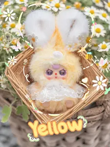 Baby Three-Flower Fairy  Plush Toy Mystery Box，Bunny Plush Dolls，Soft Furry Collectibles，Backpack or clothing decoration，Blind bag Kawaii Stuffed Animals