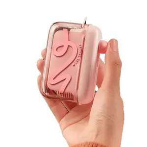 Cute Dopamine Color Automatic Pop-Up Floss Dispenser, Portable Travel Dental Floss Holder, Press-to-Open Floss Organizer Case #   GLOBAL PIC