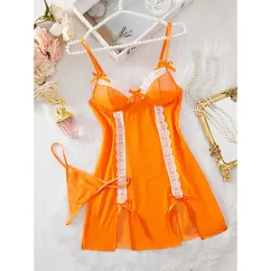 Women Sexy Lingerie Christmas Gingerbread Fancy Dress Outfit Nightwear Sleepwear
