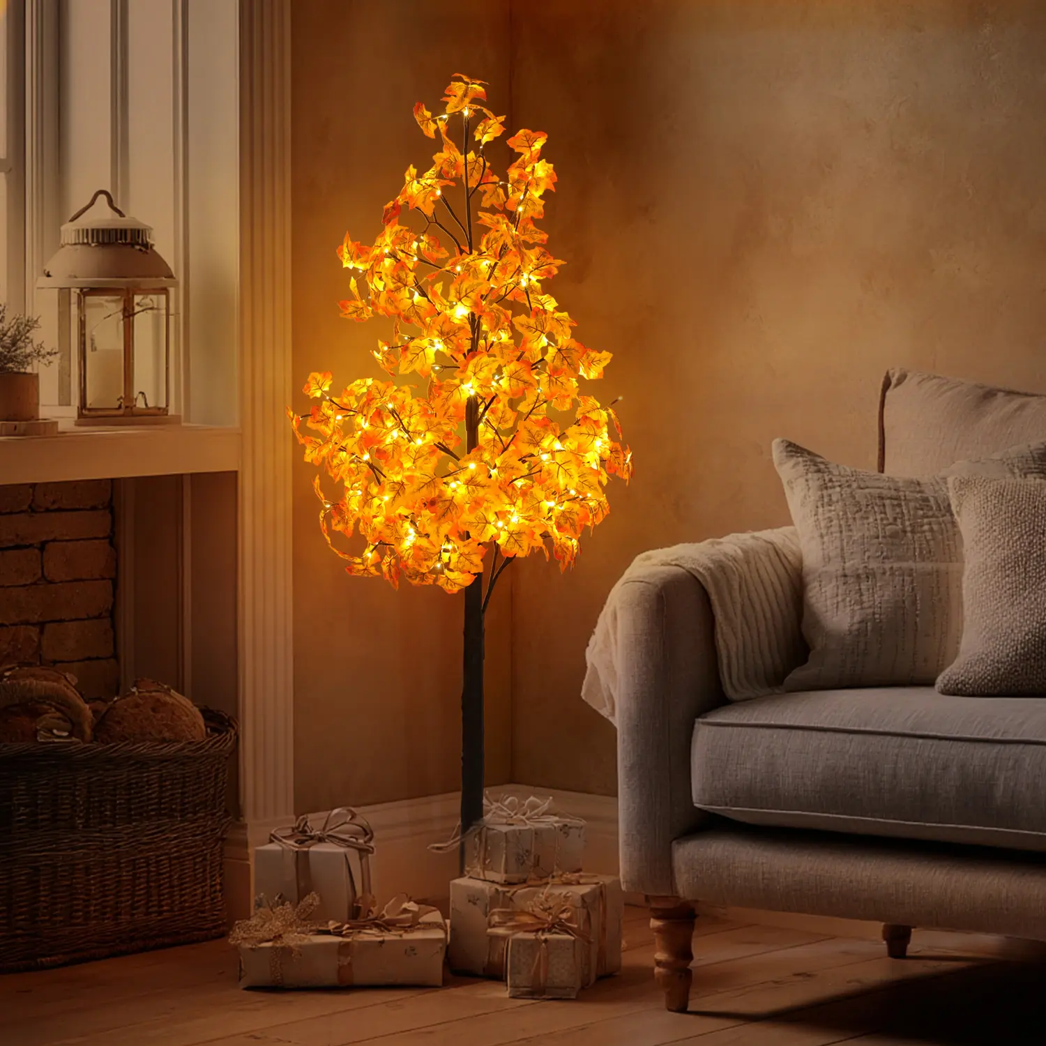 7ft 160led Maple Trees