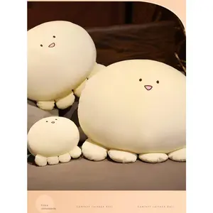 Cute Octopus Dumpling Plush Pillow Plush Toy Big White Dumpling Doll