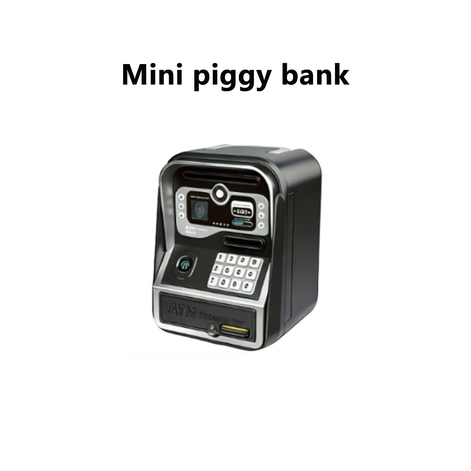 Upgraded Atm Deposit Machine, Automatic Money Saving, Password Protection, Simple Operation, Safe and Convenient, Ideal Gift for Kids over 3 Years