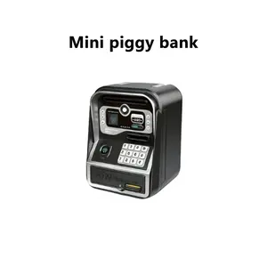 Upgraded Atm Deposit Machine, Automatic Money Saving, Password Protection, Simple Operation, Safe and Convenient, Ideal Gift for Kids over 3 Years, Coin Box