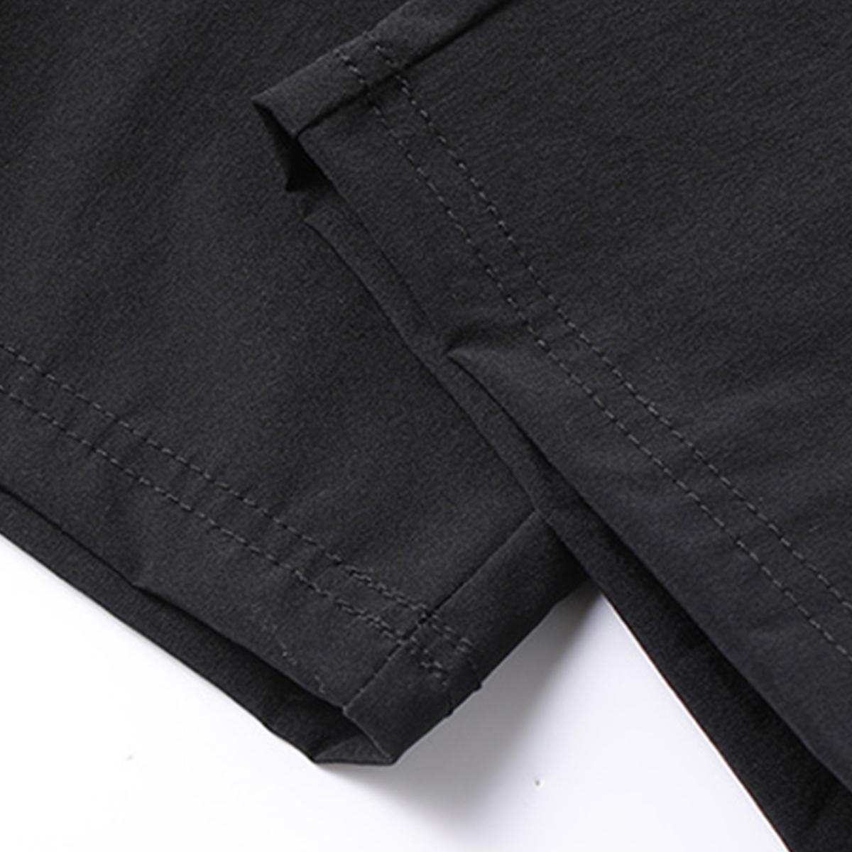 4-piece solid-color versatile men's athletic trousers with zipped pockets, elastic drawstring waist design, comfortable and skin-friendly outdoor trousers, soft fitness jogging pants, fitted sweat-absorbing lightweight breathable sports pants