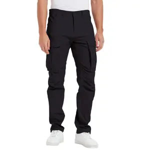 Plaid&Plain Men's and Women's Cargo Pants - Slim Fit Cargo Pants For Men, 3D Shape, Multiple Pockets, Articulated Knees, Stretchy Fabric, Work Pants Cargo Casual C804 Stylish Menswear