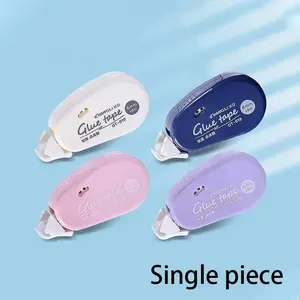 1 Piece Random Color Double Sided Sticky Tape Adhesive Dot Point Tape, Double-Sided Adhesive Tape For Scrapbooking, Double Sided Glue Tape Roller, Scrapbook Supplies, Double Sided Design