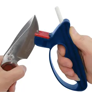 Powerflide Kitchen knife sharpener Handheld Knife and Scissors Sharpener 2 In 1 Knife Scissor Sharpening Tool Knife Sharpener Sharpening Tool Kitchen Tool