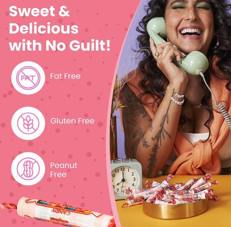 Smarties Candy Bulk Rolls Original Flavor - Gluten & Vegan Free - Classic Sweetness From Family Owned Company Since 1949, Peanut & Dairy Free - Perfect Halloween Candy - 14 oz Bag (Pack of 2)