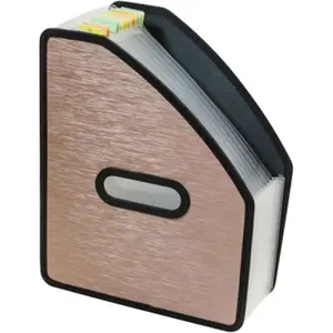 C-Line CLI53316 Modern Metallic Stand Up Expanding File - Bronze