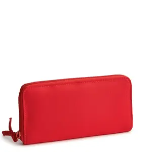 Vera Bradley Women's Nylon Continental Wallet Goji Berry Red