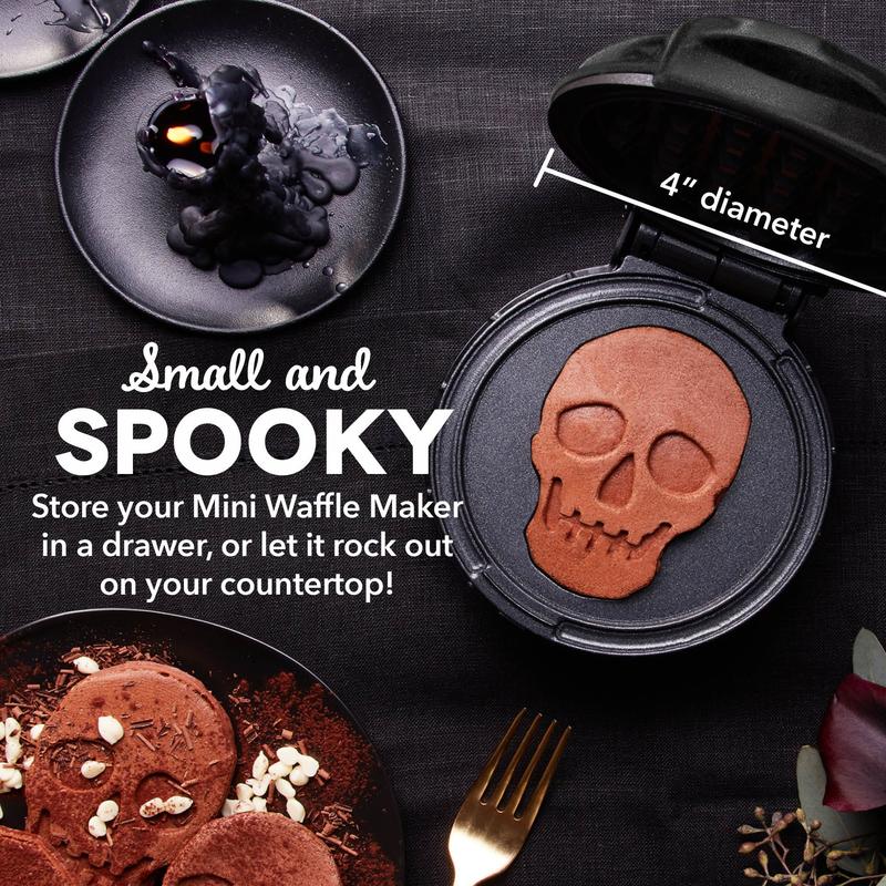 Skull Mini Waffle Maker