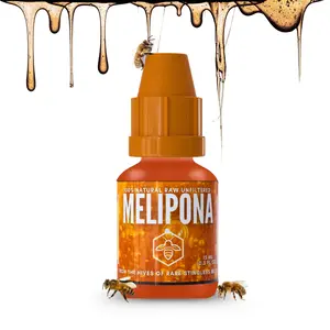 Viral Melipona Stingless Bee Raw Honey 15ml (0.5 Fl Oz) – Jimerito Gotas De Miel - 100% Natural, Authentic, Wildcrafted Nectar – Pure & Original from Yucatán, Mexico – Sweet & Tangy Flavor