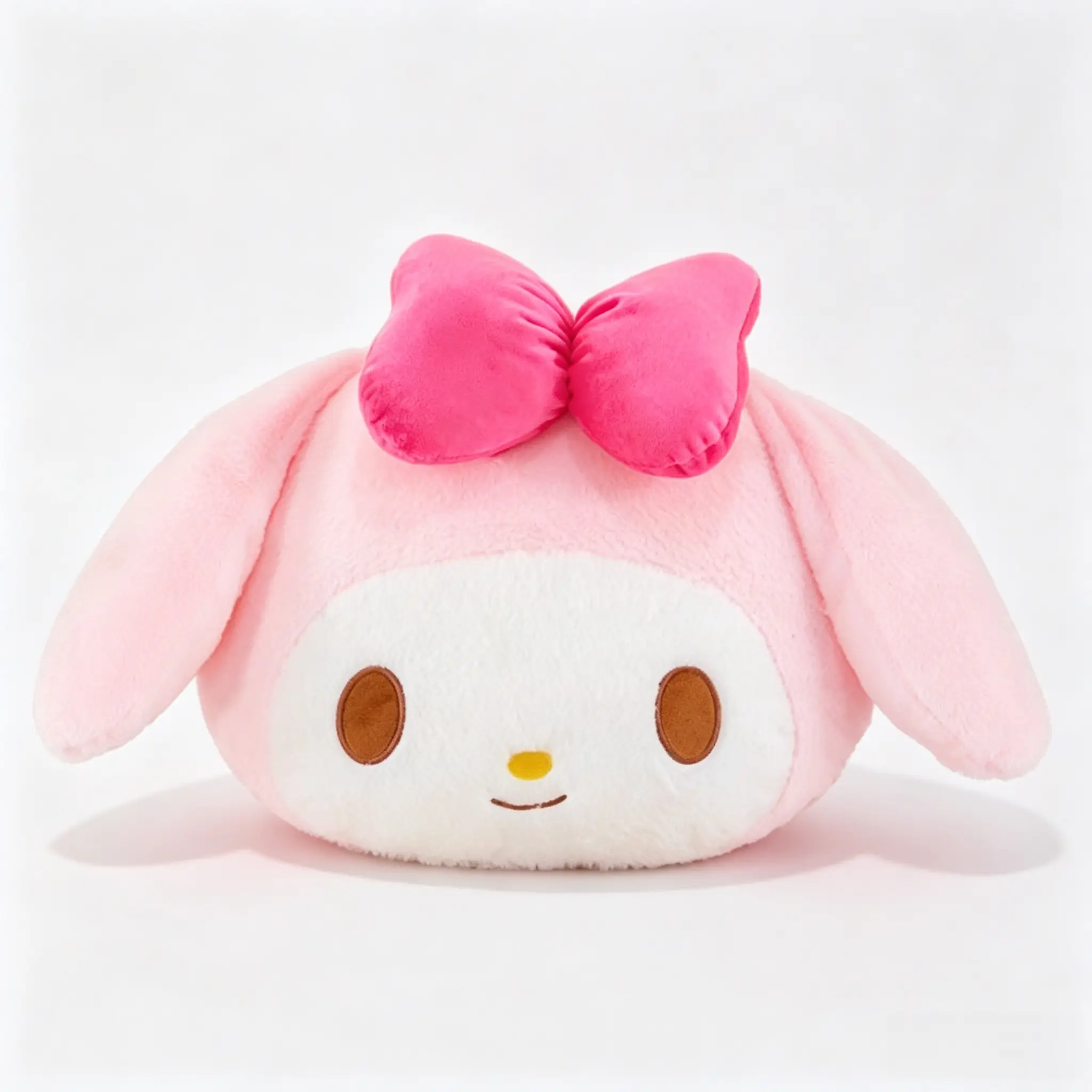 Sanrio Melody 13.78‑Inch Plush Toy Pillow, Soft Stuffed Throw Cushion, Cute Kawaii Character Plushie, Decorative Hug Pillow for Sofa Bed Bedroom, Fan Collectible Gift for Girls Teens