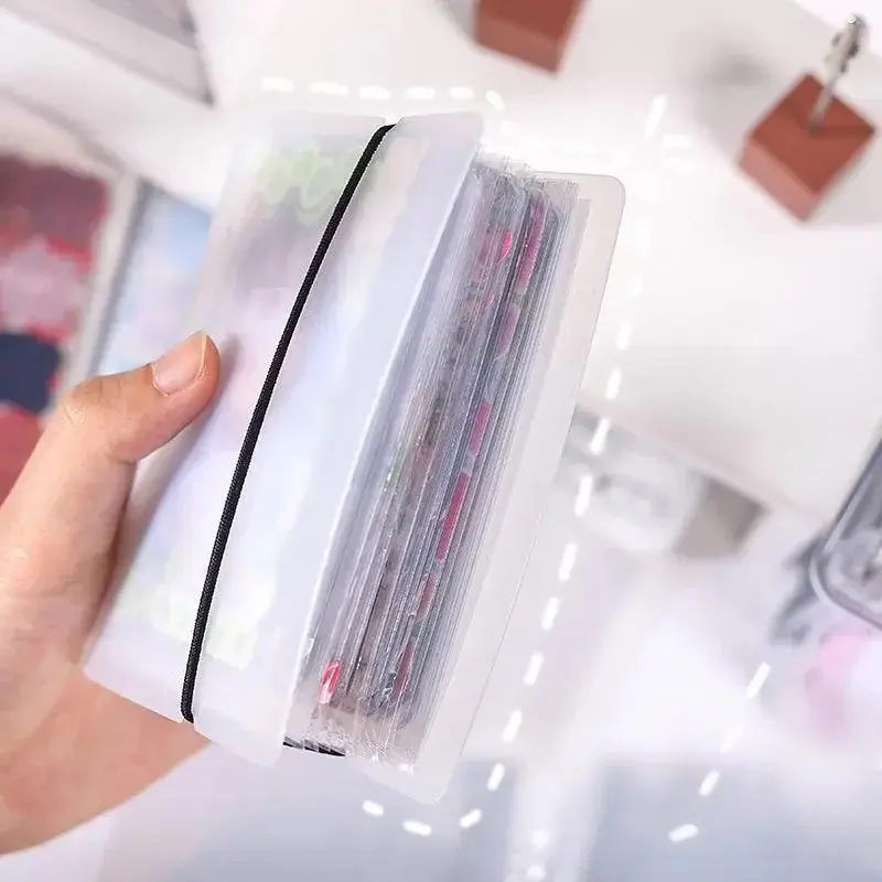 Sticker Storage Organizer Book | 40 Pages Reusable Clear Sticker Album for Journaling, Scrapbooking, Kawaii Stickers & Washi Holder