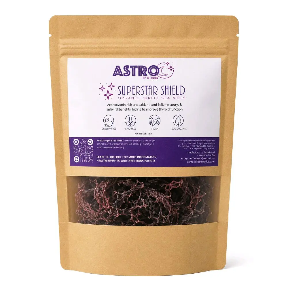 Astro Super Star Shield Purple Raw Sea Moss