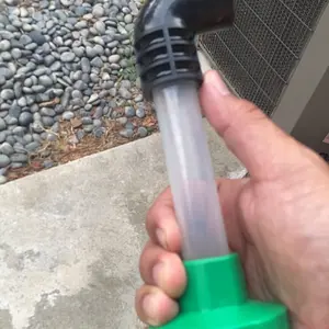 AC Drain Line Cleaner Adapter, Evacuates & Unclogs AC Drain Lines, HVAC to PVC Universal Fit Unclogger Tool, Clear Visibility Fitting