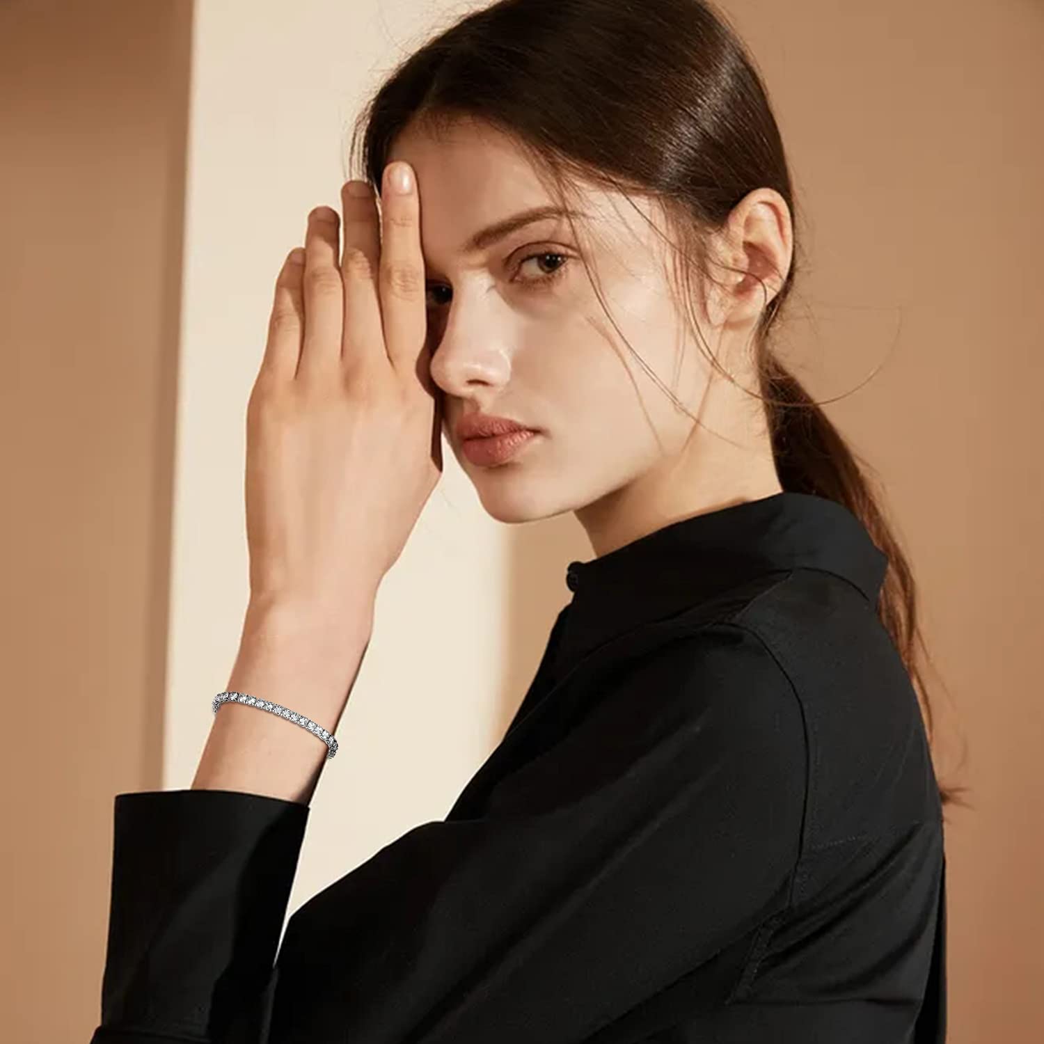 Hip Hop Jewelry 3/4/5/6MM 1 Row Iced Out Tennis Chain Bling CZ Men Diamond Cubic Zirconia Choker Necklace Women Drop Shipping Hip Hop Jewelry 3/4/5/6MM 1 Row Iced Out Tennis Chain Bling CZ Men Diamond Cubic Zirconia Choker Necklace Women Drop Shipping