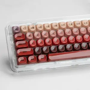 Aston Digital Foundation Lipstick 132-Key MOA Profile Translucent PBT+PC Keycap Set