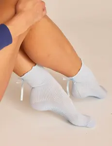 LUCKY HONEY Women's Satin Ribbed Lightweight Ruffle Breathable Ankle Socks - The Juliet Style for a Comfortable Fit
